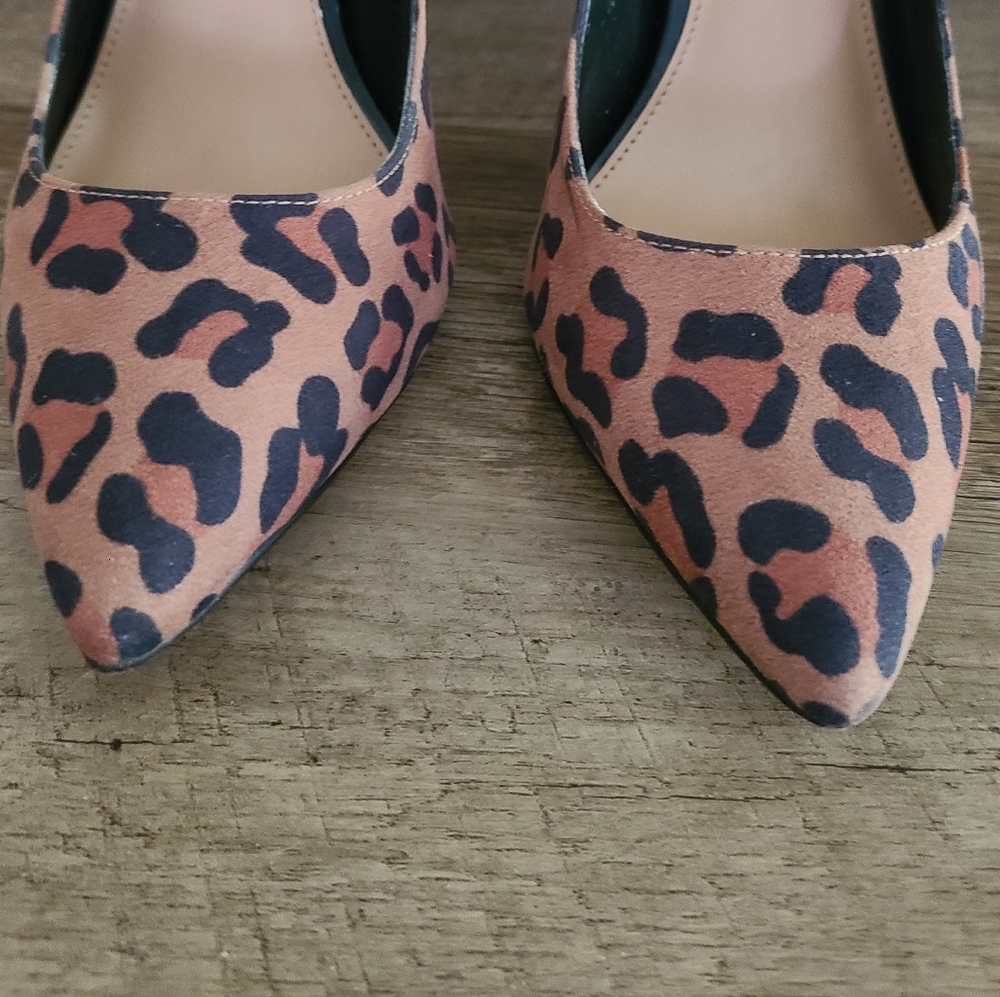 Bcbgeneration Heidi Leopard Print Microsuede Heel… - image 3
